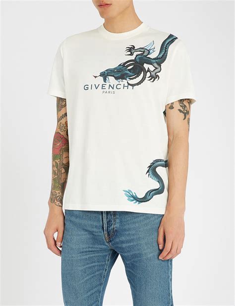 t shirt givenchy dragon|givenchy t shirts for men.